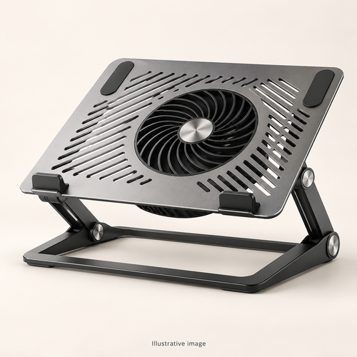 Illustrative design render of Air — Cooling Laptop Stand; actual product may differ.