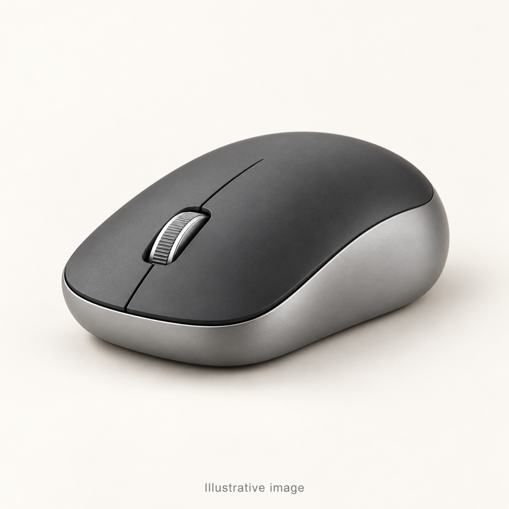 Illustrative design render of Click Nano — Mini Rechargeable Mouse; actual product may differ.