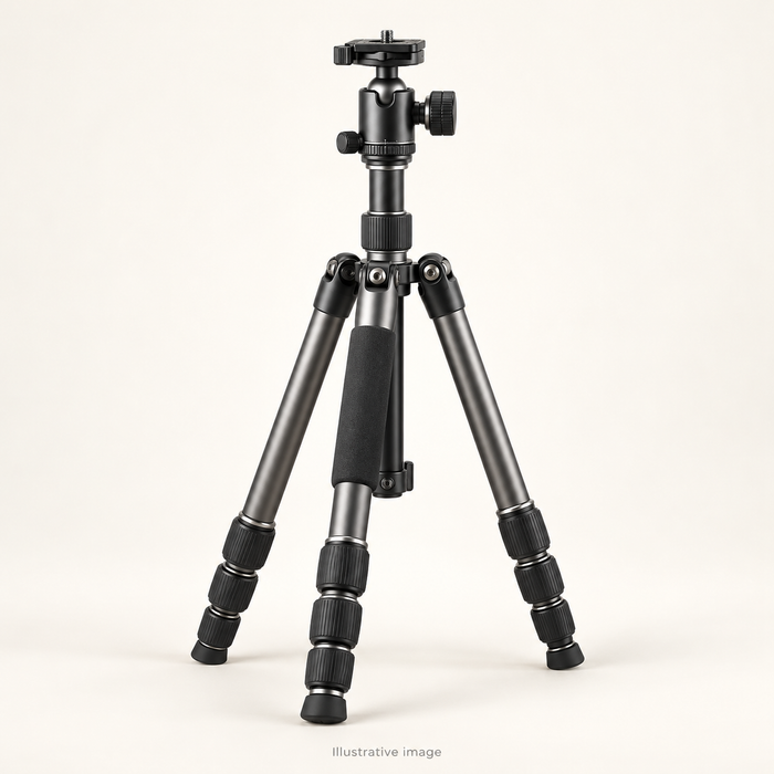 Illustrative design render of Creator — Travel Camera Tripod; actual product may differ.