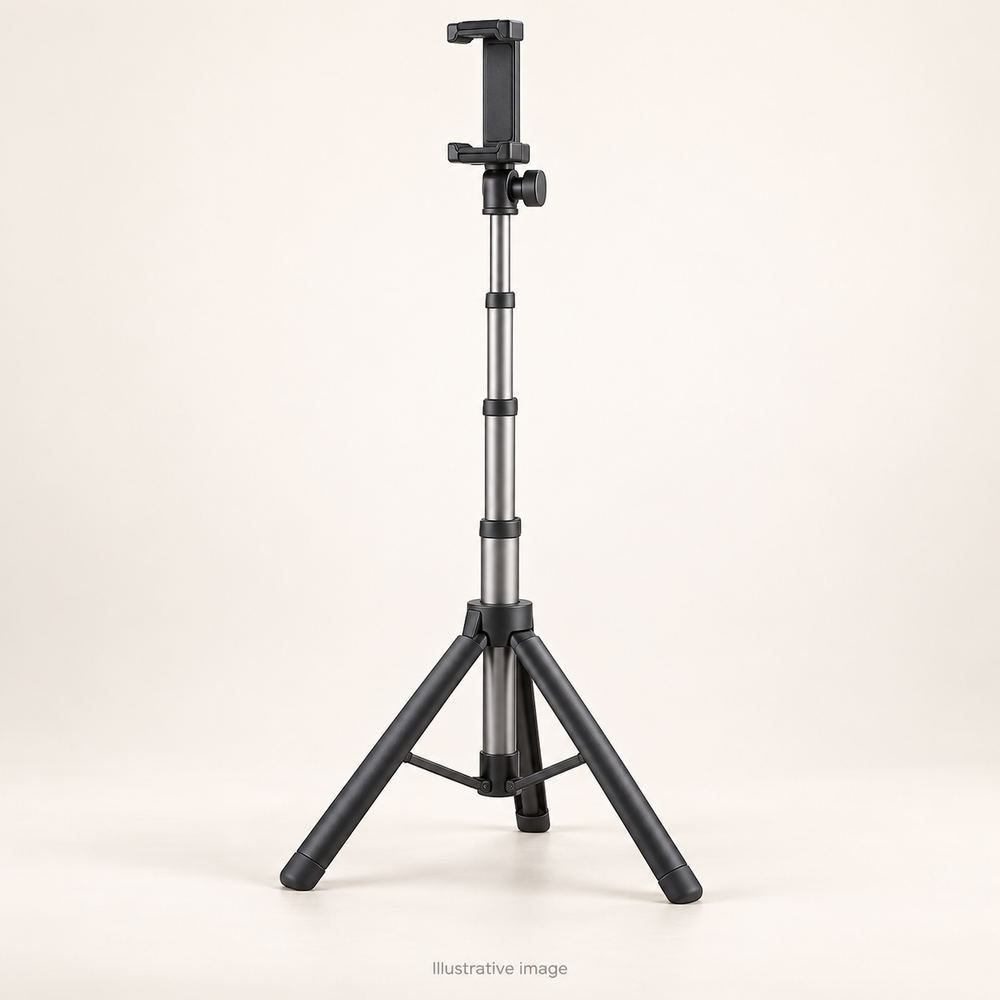Illustrative design render of Reach — Extendable Phone Tripod; actual product may differ.